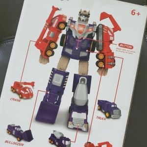 Transform robot car toy